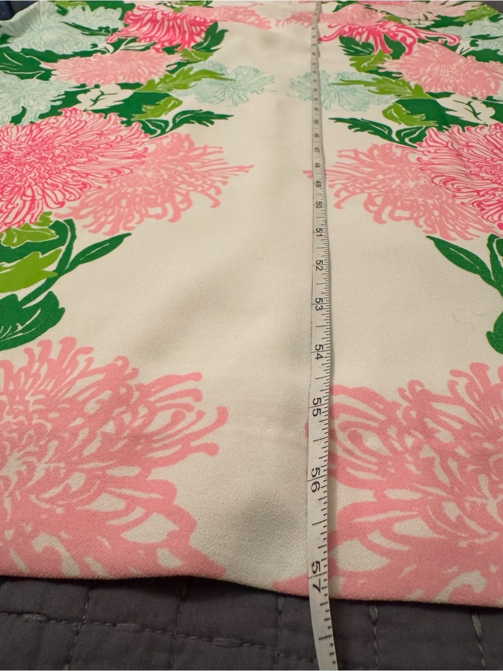 Lilly Pulitzer Bernice Pink & Green Floral Maxi Dress with Bow Straps 12 - Picture 11 of 11